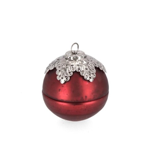 CANDELA A SFERA ROSSO D10 CON